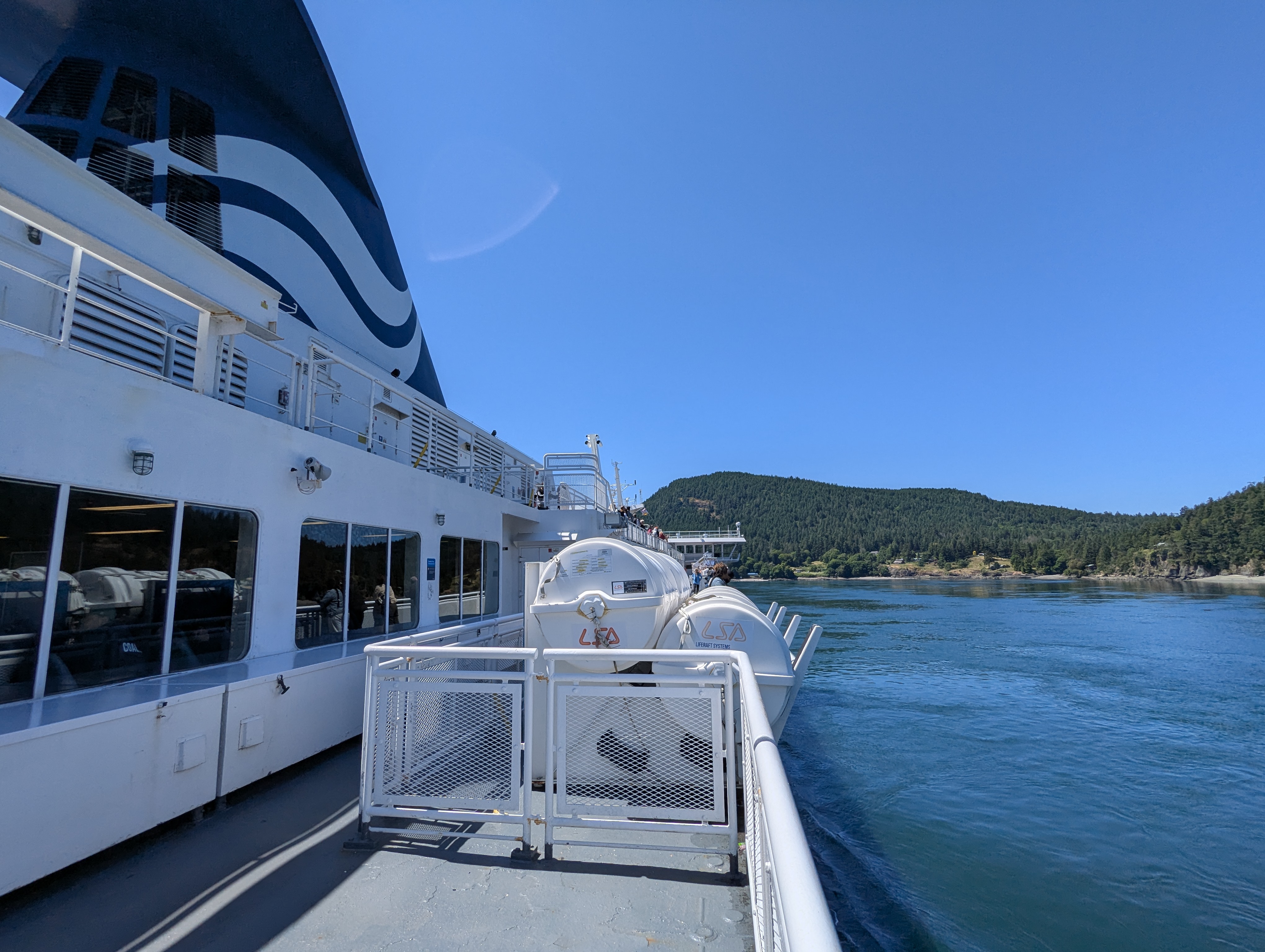 Birthday Trip to Canada, Ferry, Vancouver Island, British Columbia